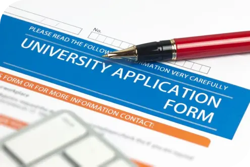 Your university application